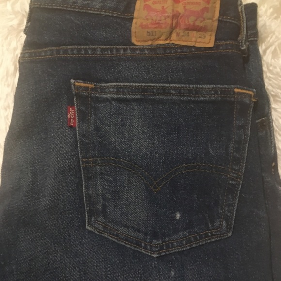 Levi’s Paint Splatter Jeans Size 34/29 - Picture 7 of 10